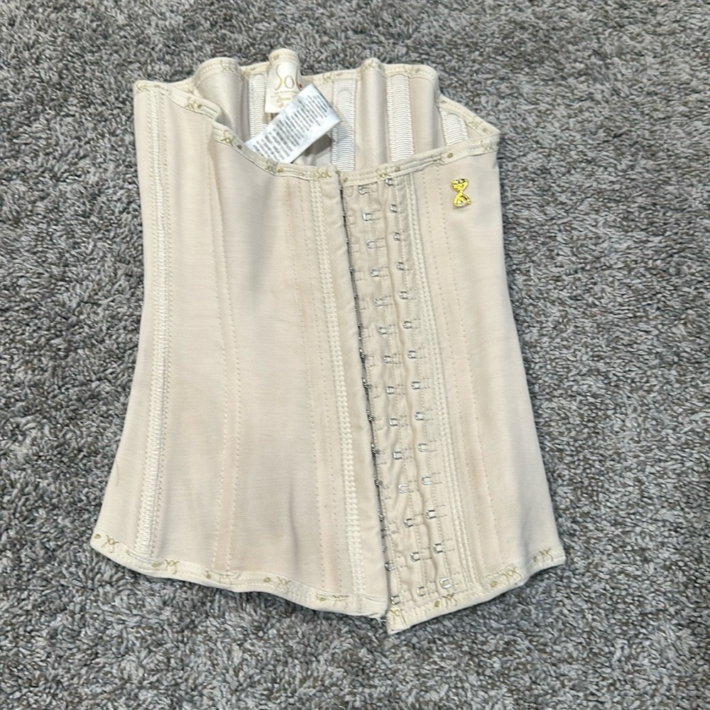 Beige Waist Cincher Corset Top - Women